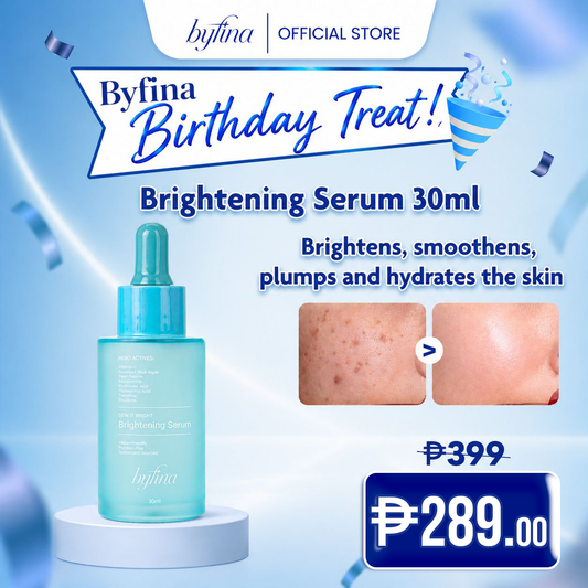 Byfina Vitamin C Brightening Serum with Niacinamide, Alpha Arbutin, Tranexamic for Dark Spots (30ml)